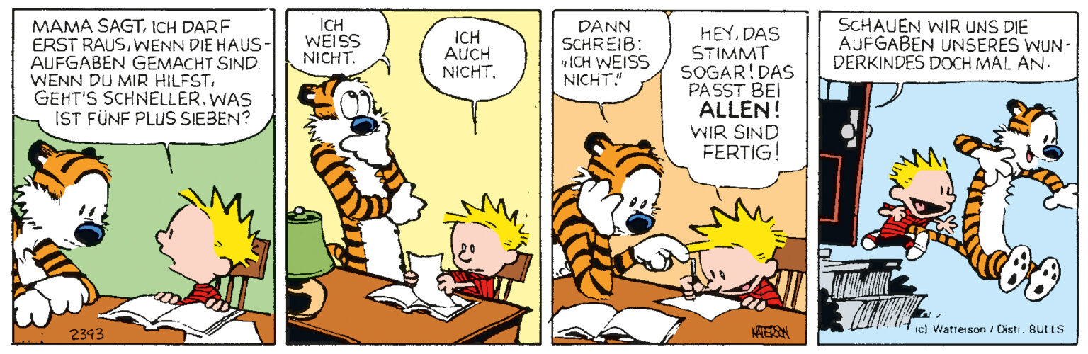 Calvin und Hobbes Bullsmedia.de