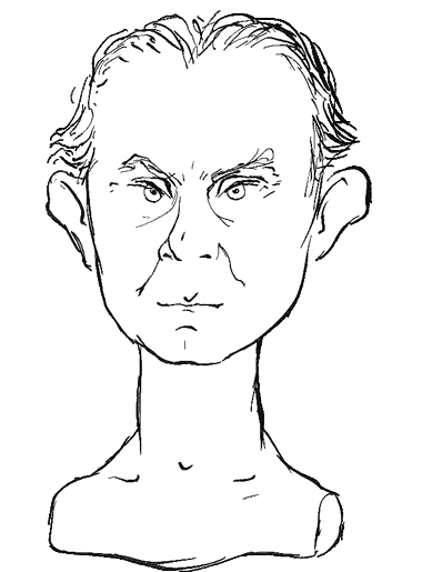 Loriot-Selbstportrait-1954